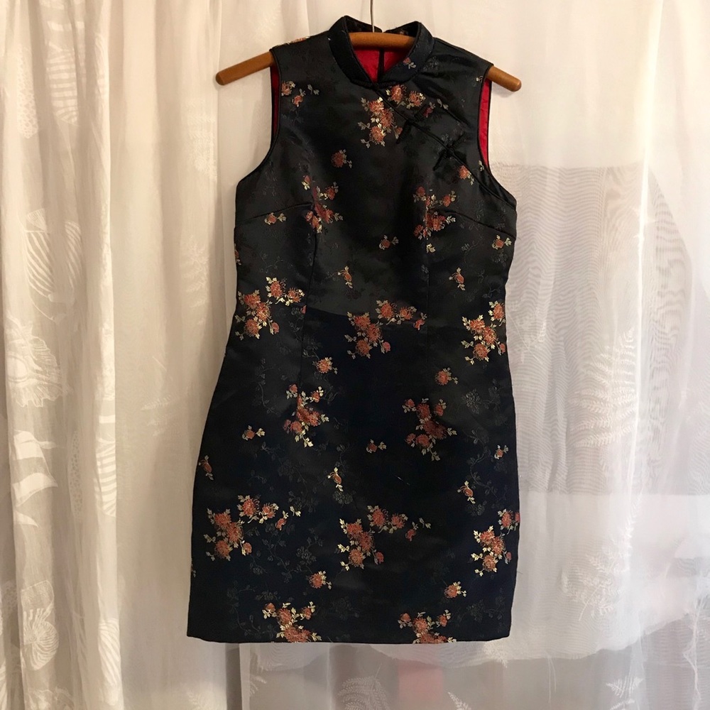 Black cocktail dress